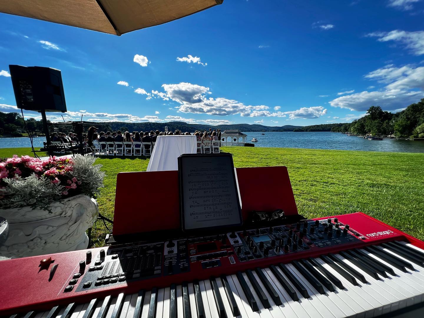 I get to play for some beautiful views