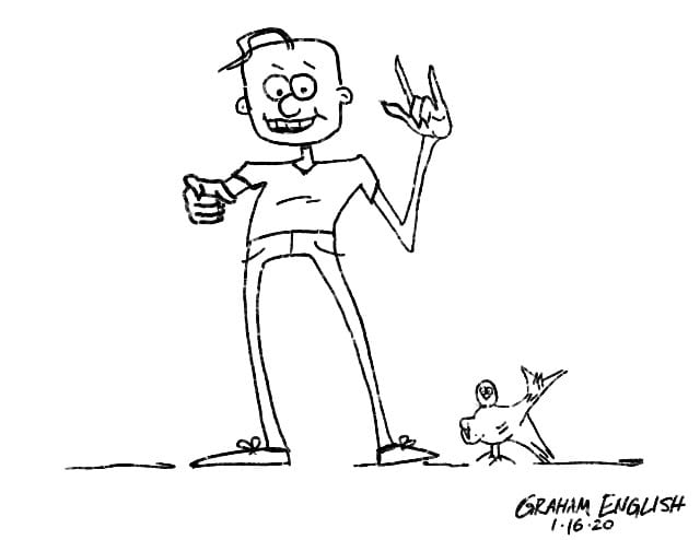 A pigeon and his buddy